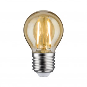 Ampoule LED sphérique - E27 - température 2500K - finition dorée PAULMANN