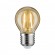 Ampoule LED sphérique - E27 - température 2500K - finition dorée
