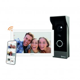 Kit vidéo connecté Wi-Fi 7'' CLIP pour contrôle d'accès GOLMAR