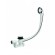 Vidage baignoire universel NF - à câble 650 mm - siphon orientable