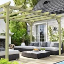 Pergola en bois massif Cambados 6x4,2 m MADERLAND