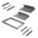 Kit de range-chaussures extractible pour armoire Quartz - titane