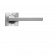 Poignées de porte sur rosaces carrées ER 58Q Boston - inox satiné