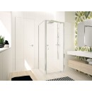 Porte de douche pivotante avec verre transparent - 78 à 84 cm - Ocean G NOVELLINI