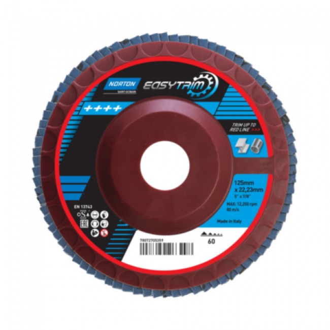 Disque à lamelle EasyTrim - 125 x 22 mm - grain 60 - Bricozor.jpeg NORTON