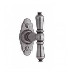 Poignée de fenêtre à bouton rustique sur rosette - Languedoc / Nevers BOUVET