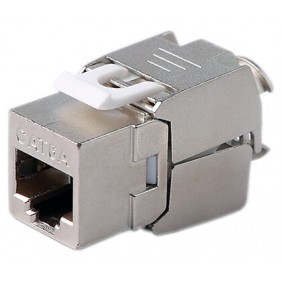 8 X Embase RJ45 sans outil Cat.6 Grade 3TV blindé 360° - IDKJ6AS Genesia