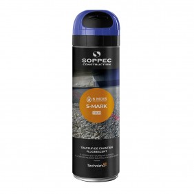 Peinture de marquage provisoire fluorescente - 3 à 6 mois - S-MARK TECHNIMA SOPPEC