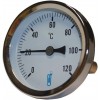 Thermomètre bimétallique à cadran - Ø 63 mm - plonge 60 mm - A45