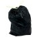 Sacs poubelle avec lien coulissant - noir - 50 litres