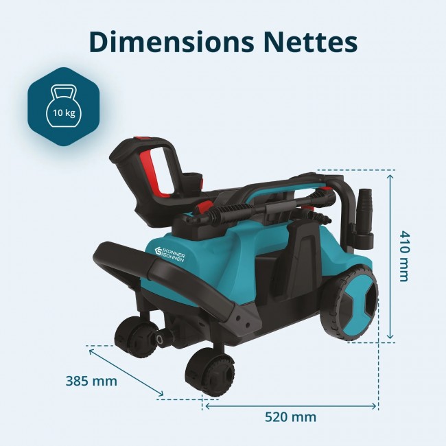 Nettoyeur haute pression 1800:2200W - 160 bar - KS PW160HV - Bricozor 8.jpeg KONNER & SOHNEN