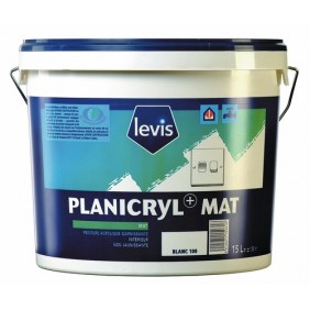 Peinture murs et plafond blanche Planicryl Mat 