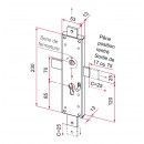 Schéma - Serrure de volet - 3 points - pênes droits - zingué - droit - CE - Bricozor.jpg TIRARD