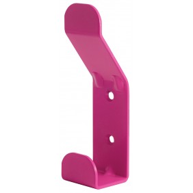 Patère double type F10555 - en acier laqué - H 140 x L 38 x P 37 mm DEVISMES