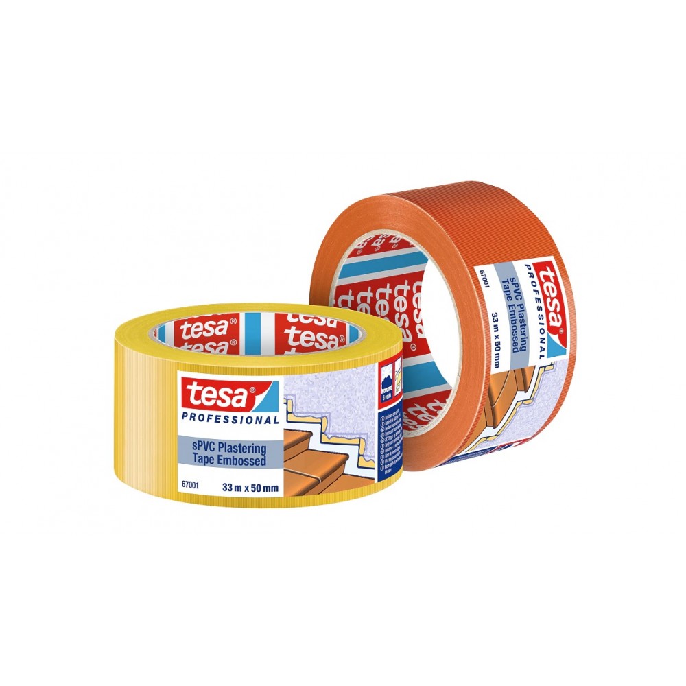 Lot De 12 Rouleaux De Ruban De Masquage PVC Orange 50mm X 33m - Adhésif Chantier Et Peinture