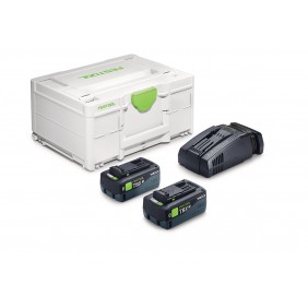 Pack énergie SYS 18V - 2 batteries TBX 8Ah et 1 chargeur - SCA16 FESTOOL