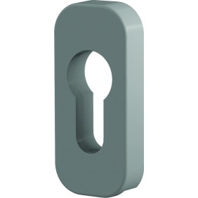 Paire de rosaces en zamak clé I fixation invisible pour béquilles Quad VACHETTE ASSA ABLOY