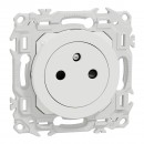 Prise de courant 2P+T affleurante à bornes automatiques - Odace II SCHNEIDER