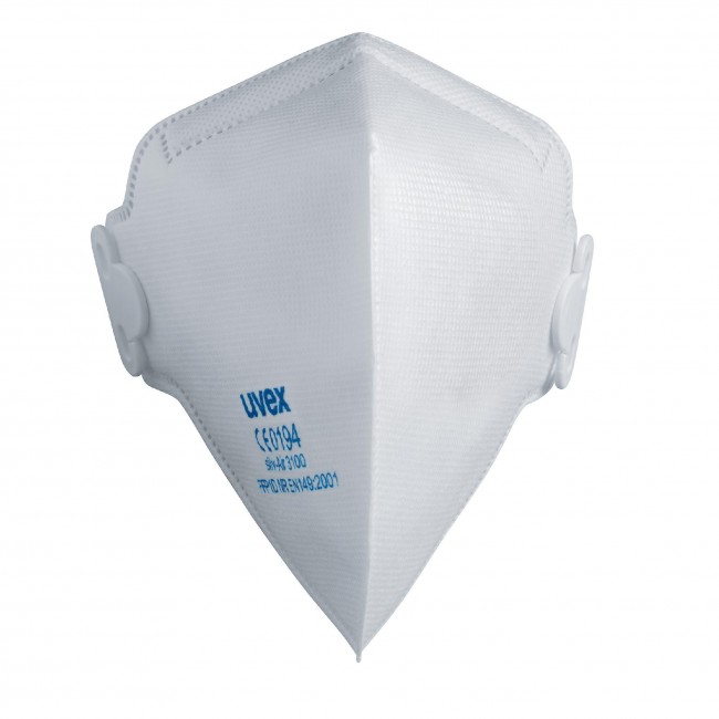 Masques respiratoires jetables - FFP1 - Silv-Air C 2100 - C 3100 UVEX