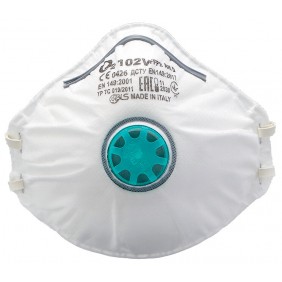 Masques respiratoires coqués avec valve FFP2 BLS 102 V NR D - x20 BLS