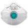 Masques respiratoires coqués avec valve FFP2 BLS 102 V NR D - x20