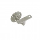 Support de rampe coudé réglable en acier sur platine à visser TORBEL