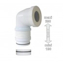 Schéma Pipe wc coudée et extensible - Magic Pipe REGIPLAST