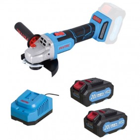 Meuleuse d'angle sans fil 20V - diamètre 125mm + 2 batteries 4Ah - FCAG125X1-2B1C LEMAN