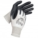 Lot de 10 paires de gants anticoupure uvex unidur 6648 - blanc et noir UVEX