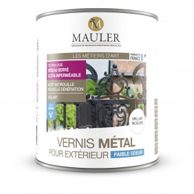 Vernis métal antirouille incolore 1L Mauler