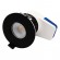 Collerette décorative noire mat pour spot Calipso