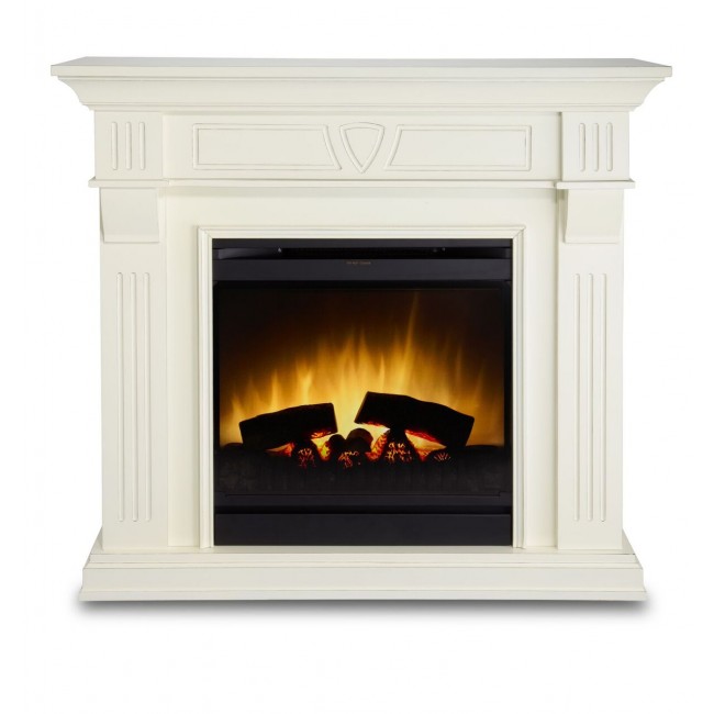 Cheminée décorative et électrique - 1000w à 2000w - blanche - Betthoven GLEN DIMPLEX