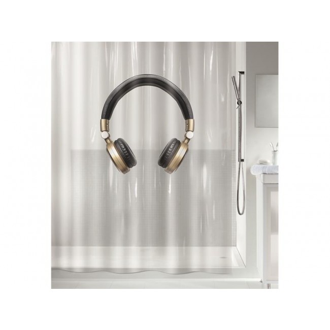 Rideau de douche - 180X200cm - Headphone SPIRELLA