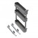 Porte-bouteilles latéral extractible Harmony anthracite - 3 paniers