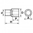 La douille 1:4%22 longue 6 pans de la marque SAM OUTILLAGE.jpeg SAM OUTILLAGE