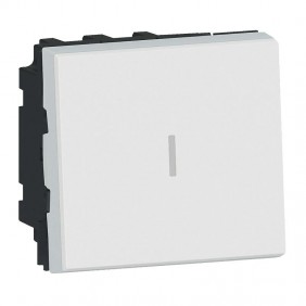 Permutateur Mosaic - 2 modules - 10 AX - blanc LEGRAND