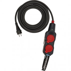Rallonge avec bloc 4 prises mobile Powerblock - longueur 10 mètres BRENNENSTUHL