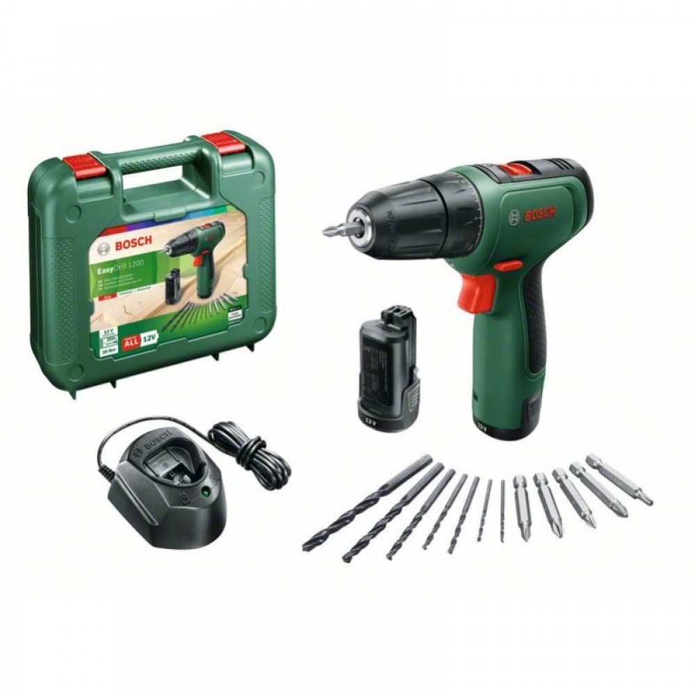 EasyDrill 1200 - 1 batterie 1,5 Ah, chargeur