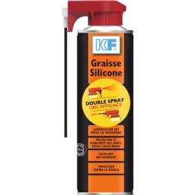 Graisse Silicone - translucide - diffuseur double Spray - aérosol KF