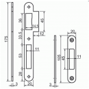 Gâche plate.png MÉTALUX
