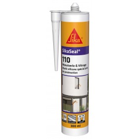 Mastic silicone neutre - construction et menuiserie - SikaSeal 110 SIKA