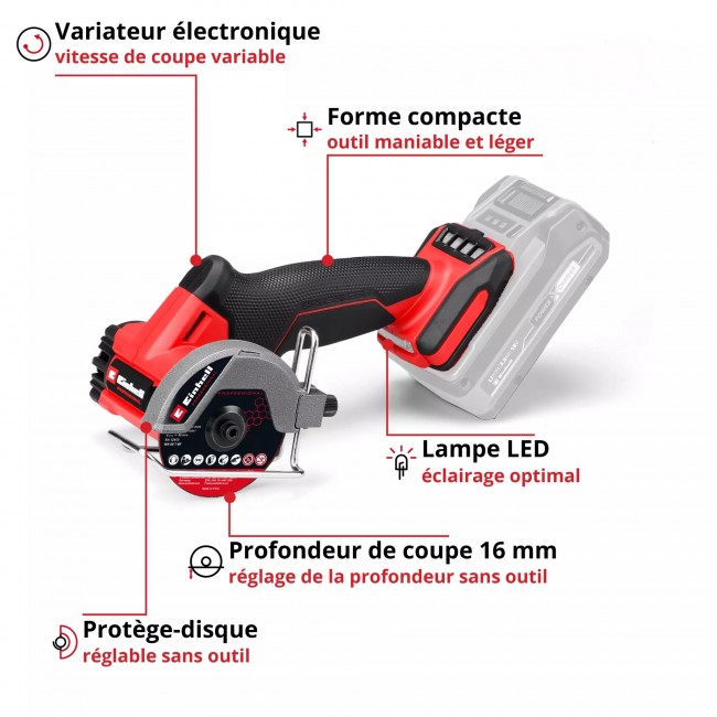 Meuleuse d'angle compacte Pro TP-CO 18:76-C Li BL - Solo - Power X-Change 3.jpeg EINHELL