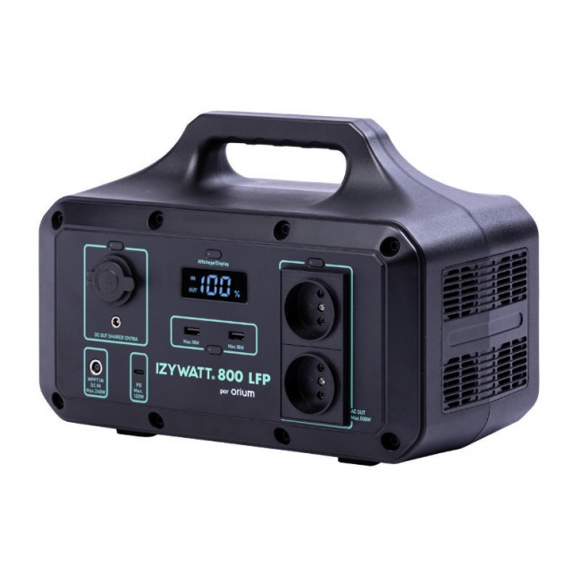 Station électrique portable IZYWATT 800 LFP + panneau solaire 160W - Bricozor 3.jpeg ORIUM