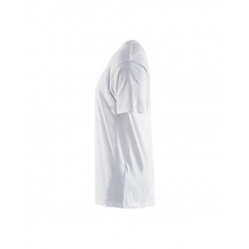 T-shirt de travail respirant 100% coton uni 3525 - blanc BLAKLADER