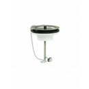 Bonde d’évier à bouchon-chainette - diamètre 60 mm - serrage 0 à 70 mm VALENTIN
