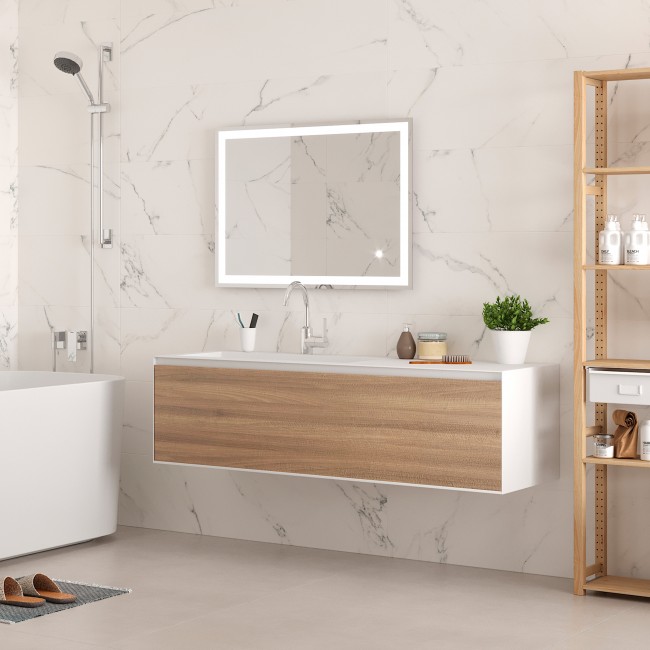 Miroir salle de bain avec éclairage frontal - 800x600 mm - Hercule 4.jpg EMUCA