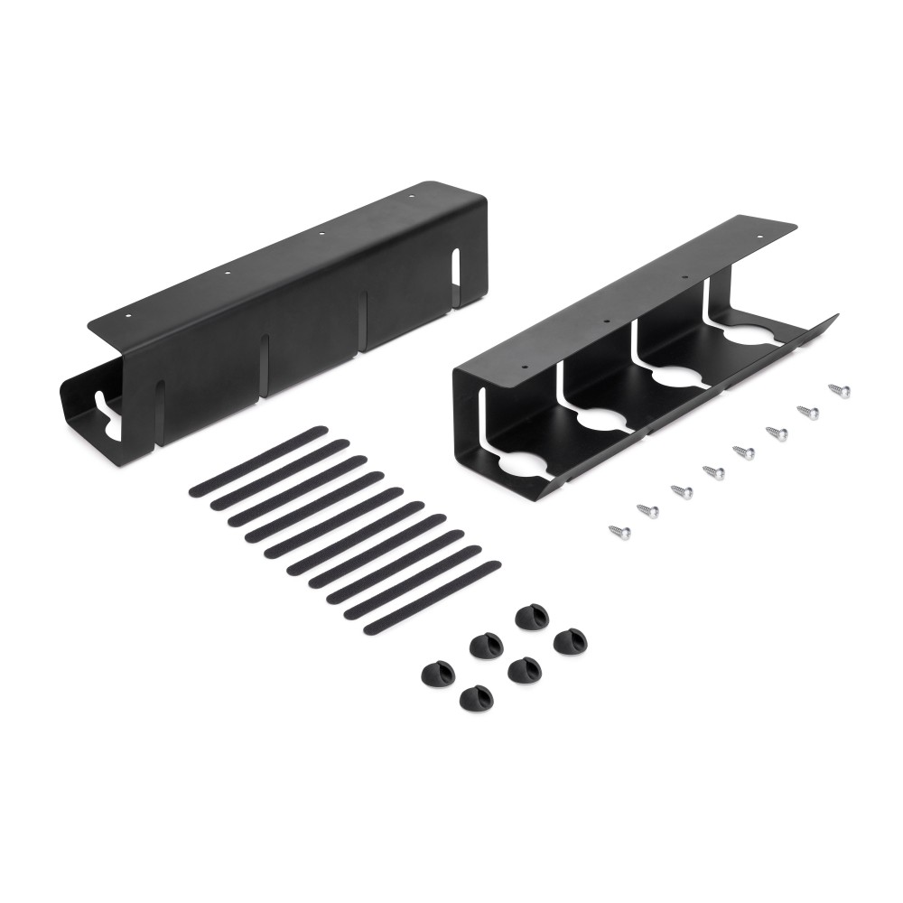 Lot De 200 Attaches De Câbles Noires à Visser - Supports Pour Organisation Câbles 9mm