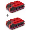 Lot de 2 batteries étanche 18V 3,0Ah SEALED Power X-Change Plus A2 EINHELL