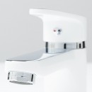 Mitigeur monocommande - lavabo - blanc et chromé Alaska 2.jpg SCHÜTTE
