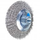 Brosse conique non torsadée en acier KBU - Ø 115x10 mm - M14x2 PFERD